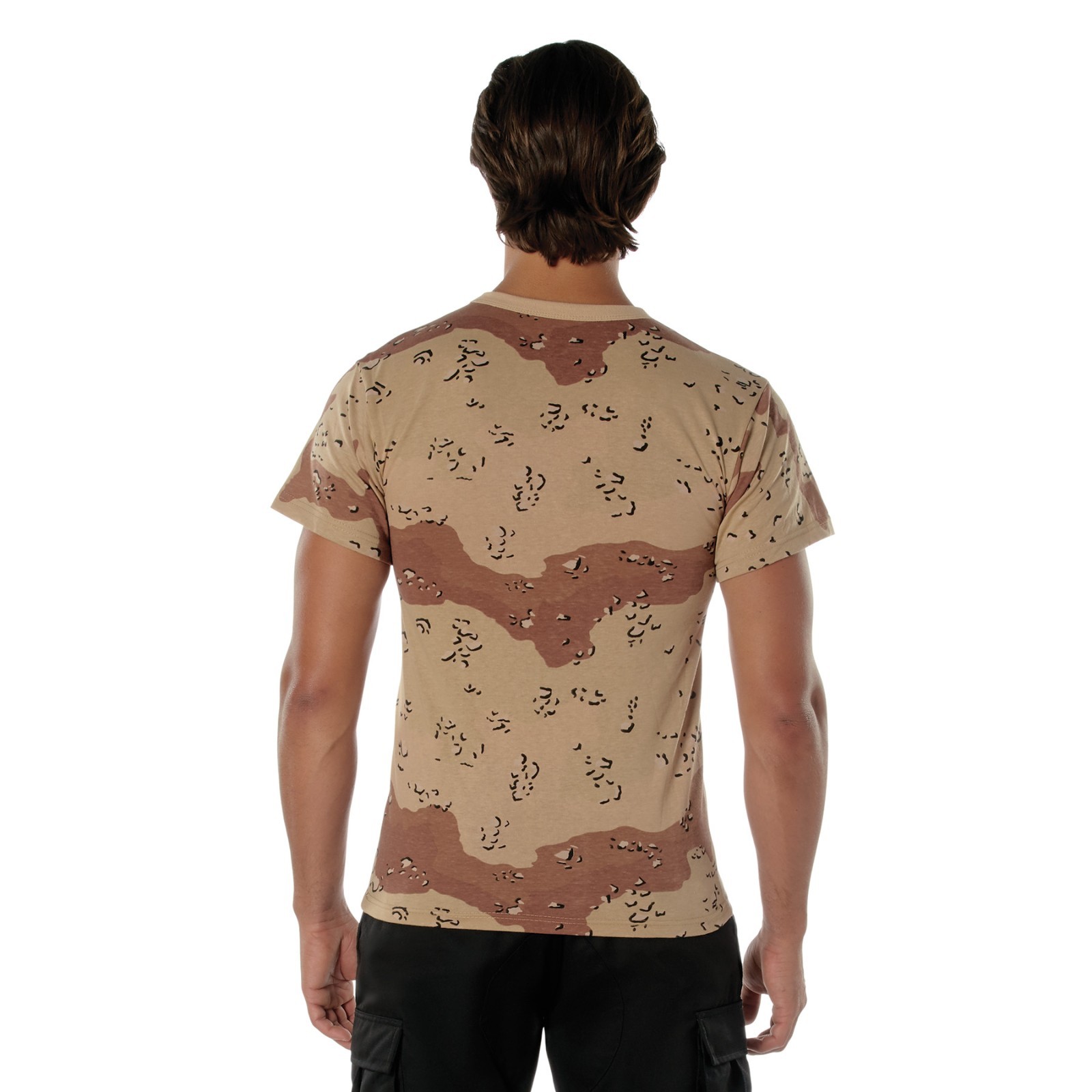 Rothco 6 Color Desert Camo T-Shirt Chocolate Chip Camo Cotton/Poly Tagless Shirt gallery