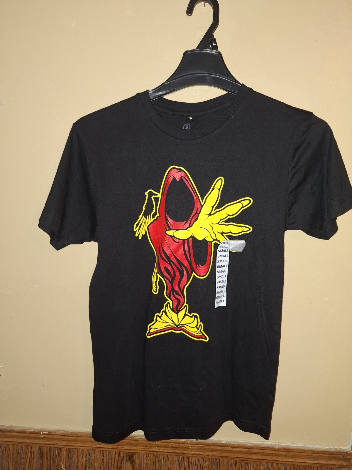 Pop Threads Men’s S Black ICP Hatchetman Hell’s Pit Double-Sided Cotton Tee