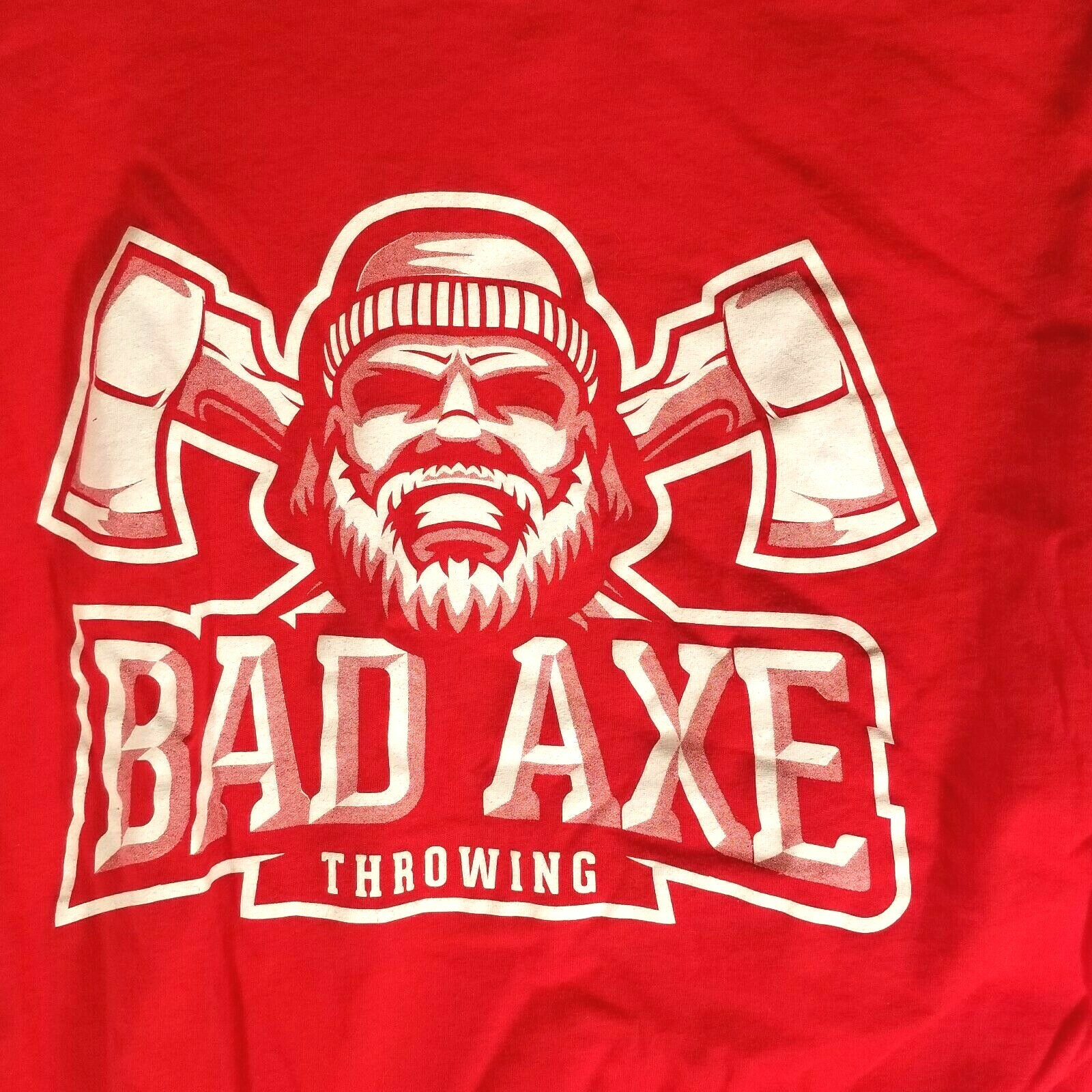 Bad Axe Throwing T-Shirt Retro Ax Throwing Men's Tee Red Lumber Jack Sport gallery
