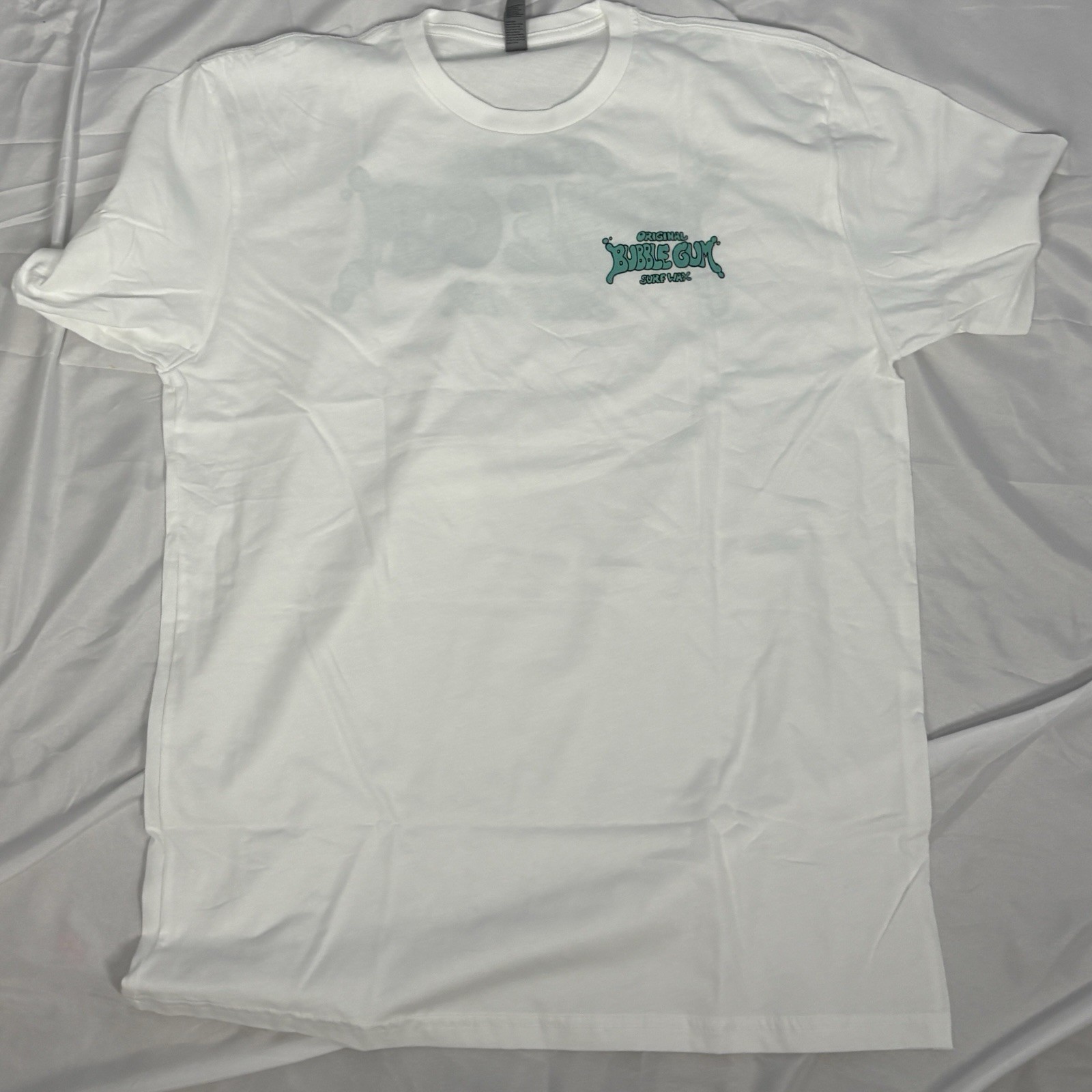 Bubble Gum Surf Wax Foam Logo Size Large New without Tags Surf T-Shirt gallery