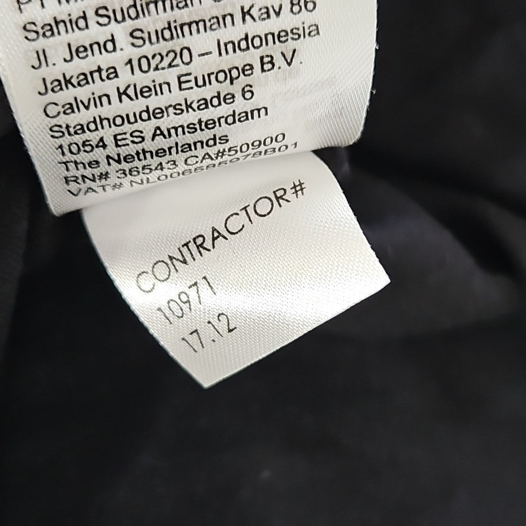 Calvin Klein Raglan Sleeve Button T-Shirt Men's Medium Black & White EUC LN gallery