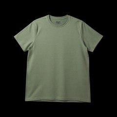 Common People Ottoman Texture Shirt Garment Dye Relaxed Fit Green L Ribbed Sleek