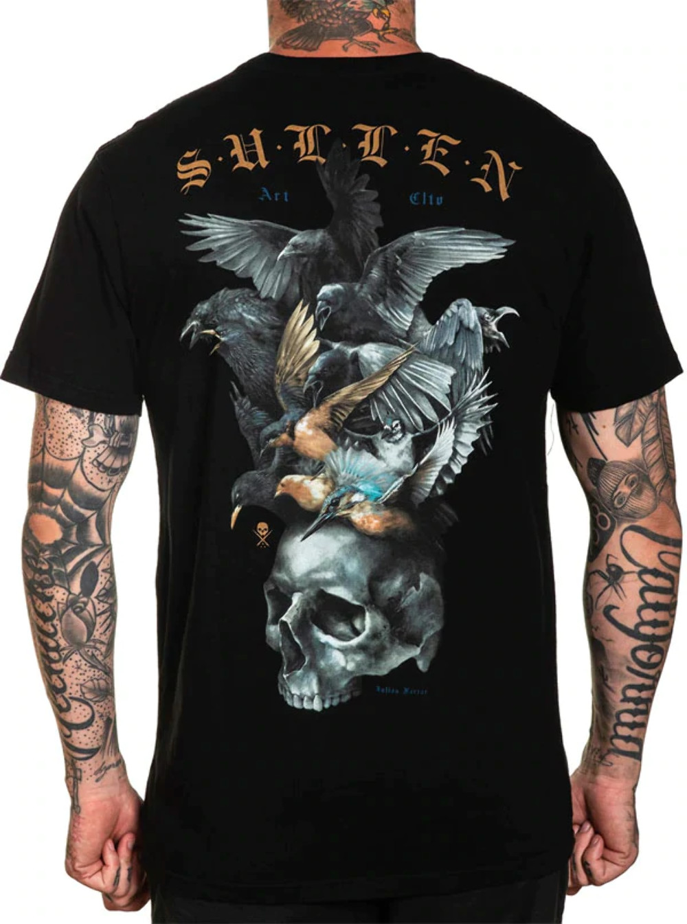 Sullen Men’s T-shirt FLOCK Tattoos Urban Design Premium Quality