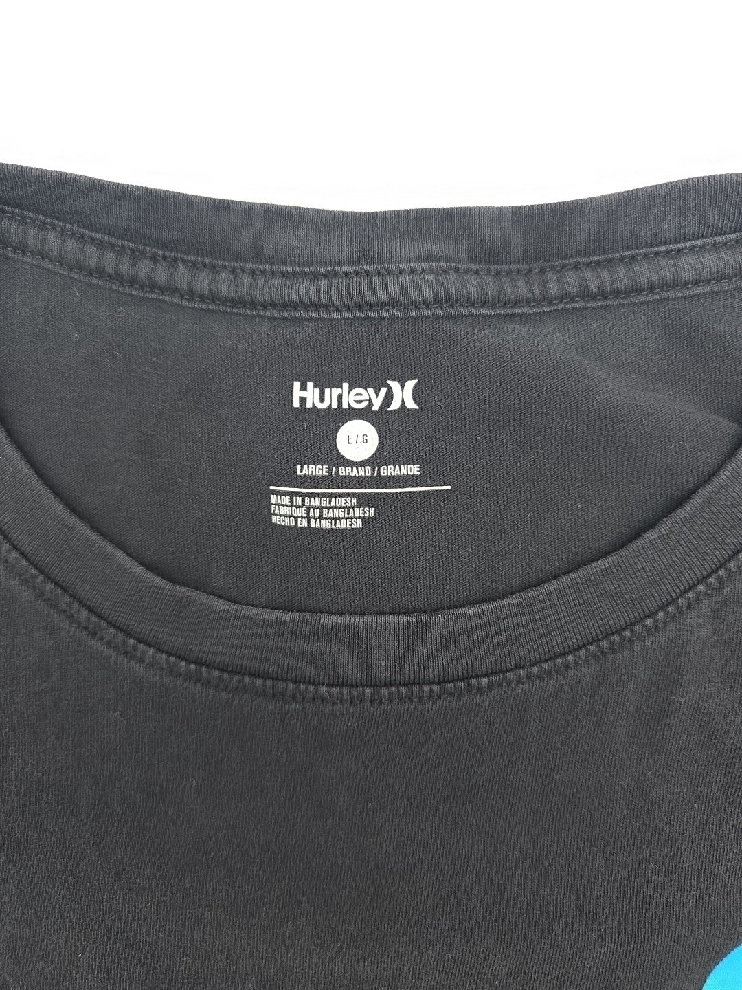 Hurley T-Shirt Men Large Black Graphic Print Logo…#46305 gallery