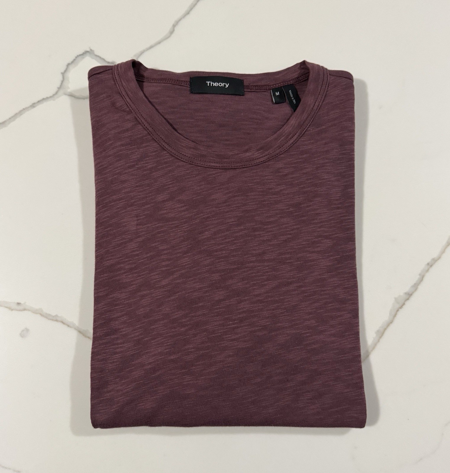 THEORY Men's Essential Cosmos Slub Short Sleeve Tee Retail: $75 (NWT) gallery
