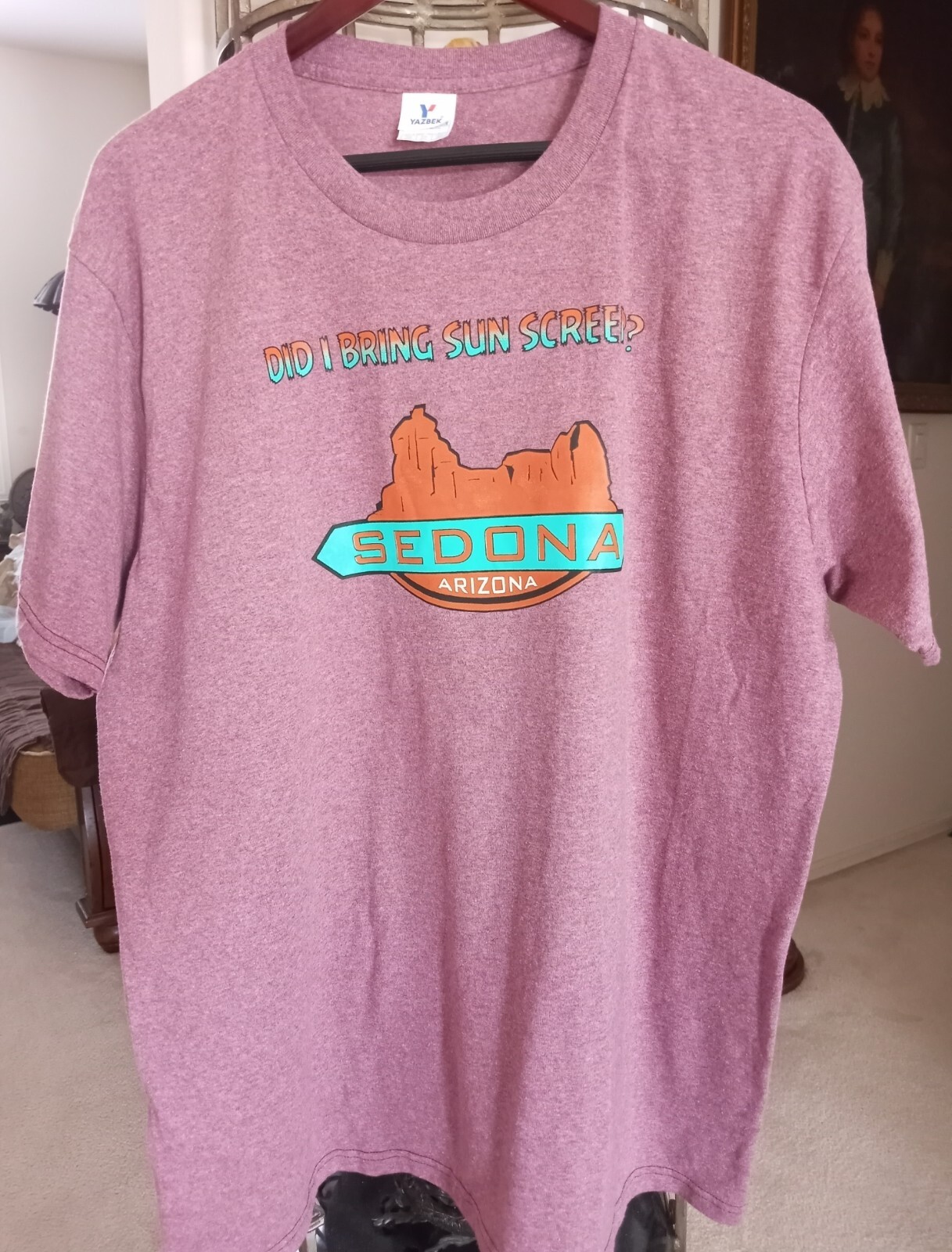 'SEDONA, AZ, DID I BRING SUNSCREEN??' TEE SHIRT, 2XL, 50 COTTON / 50 POLYESTER gallery