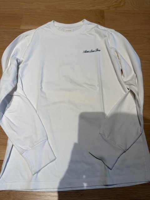 Aime Leon Dore ALD Porsche Graphic Palm Trees LONG SLEEVE T-Shirt White Medium gallery