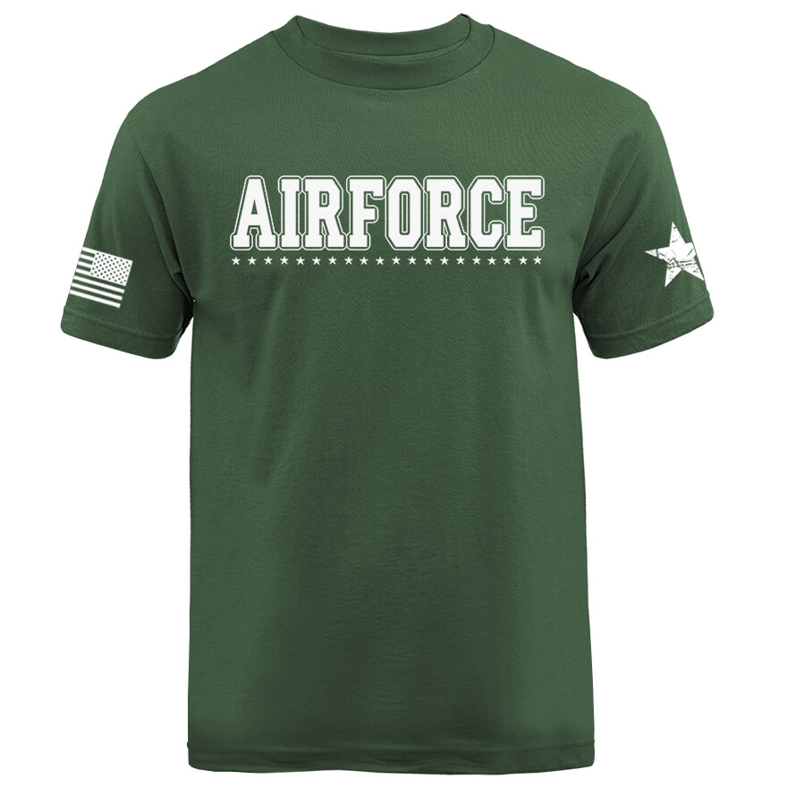 Airforce Military Veteran American Pride Patriotic Graphic T-shirt gallery