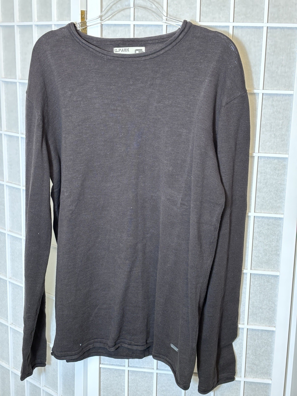 Gentle Park Mens Grey Long Sleeve Top Size XXl Gorpcore Hiking Camping Climbing gallery