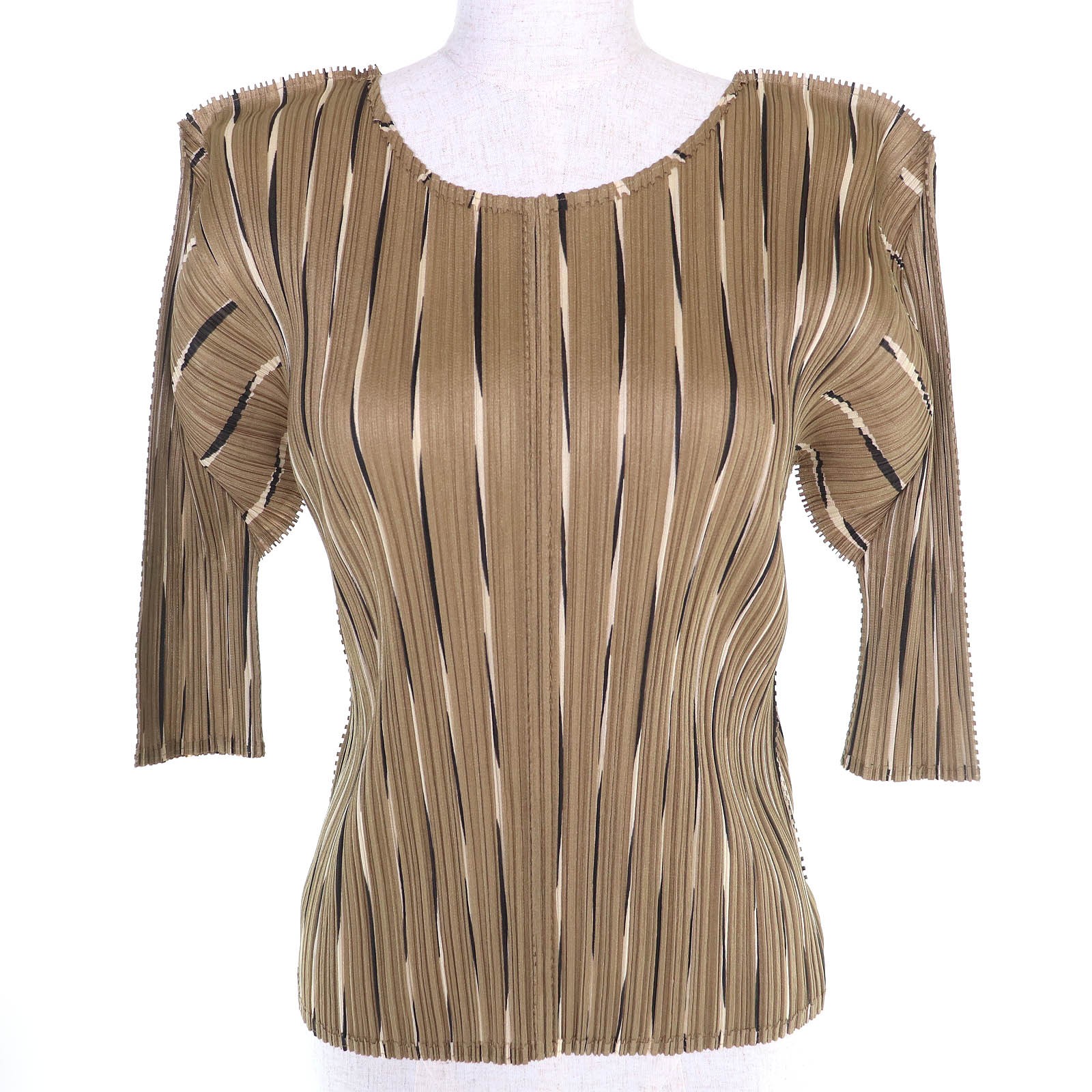 Issey Miyake PLEATS PLEASE All-over print Polyester T-shirt - DUTY FREE gallery