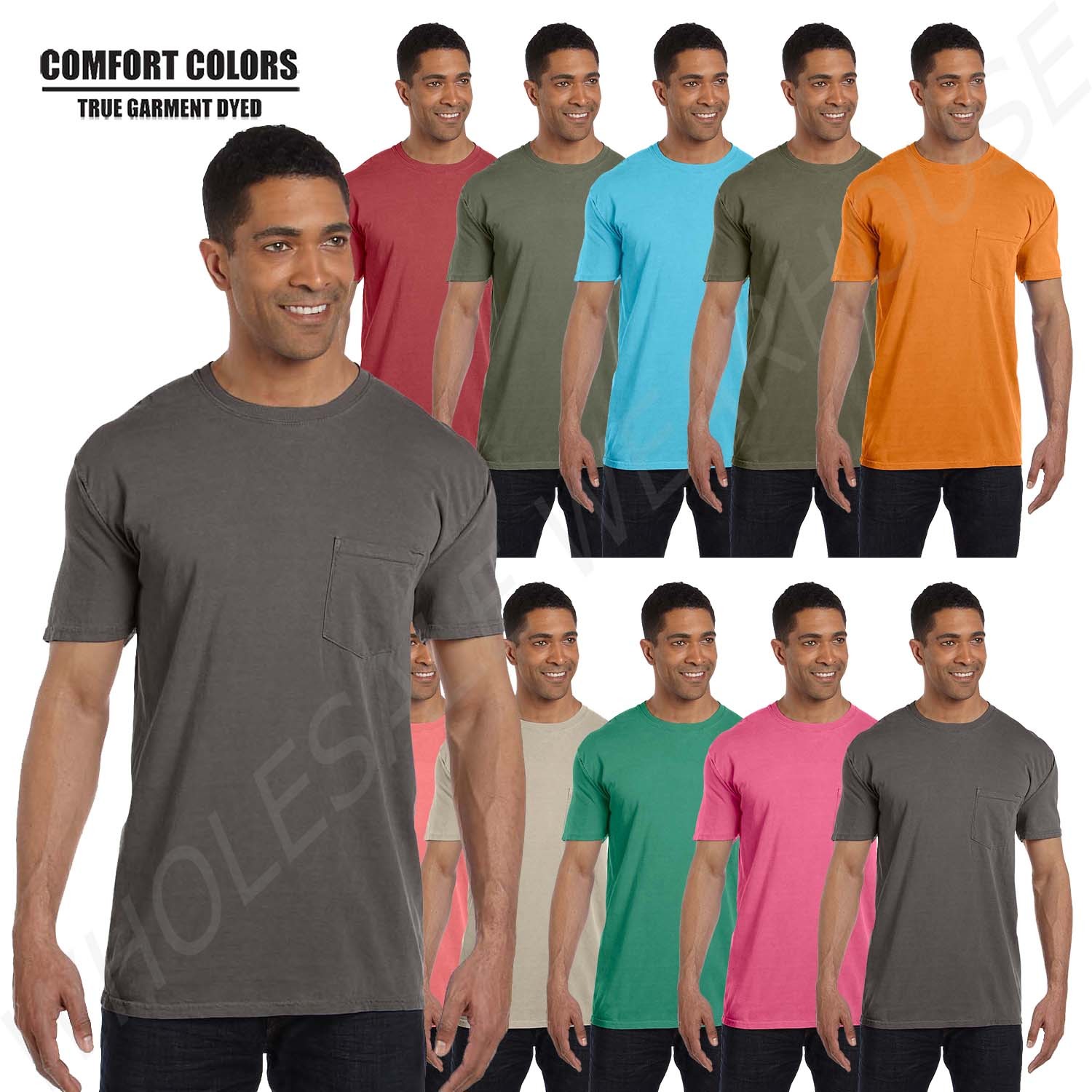 Comfort Colors 6.1 oz. Garment Dyed Pocket T-Shirt S-3XL M-6030CC gallery