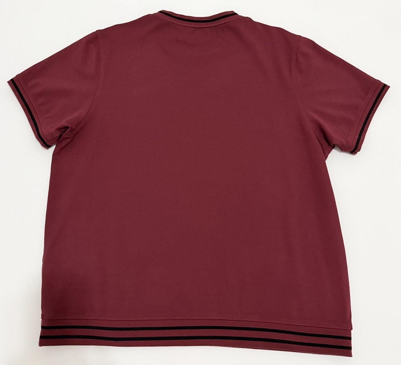Alfani Stretch Crewneck T-Shirt in a burgundy/maroon Sz-XXL gallery