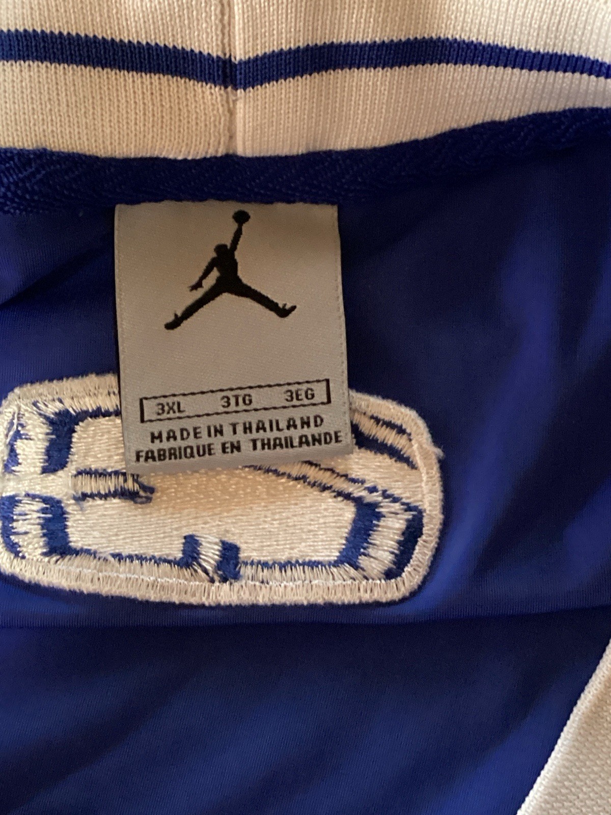 AIR JORDAN JUMPMAN Jersey VTG Dazzle Shiny Silky Y2K 2000s Sleeveless Shirt 3XL gallery