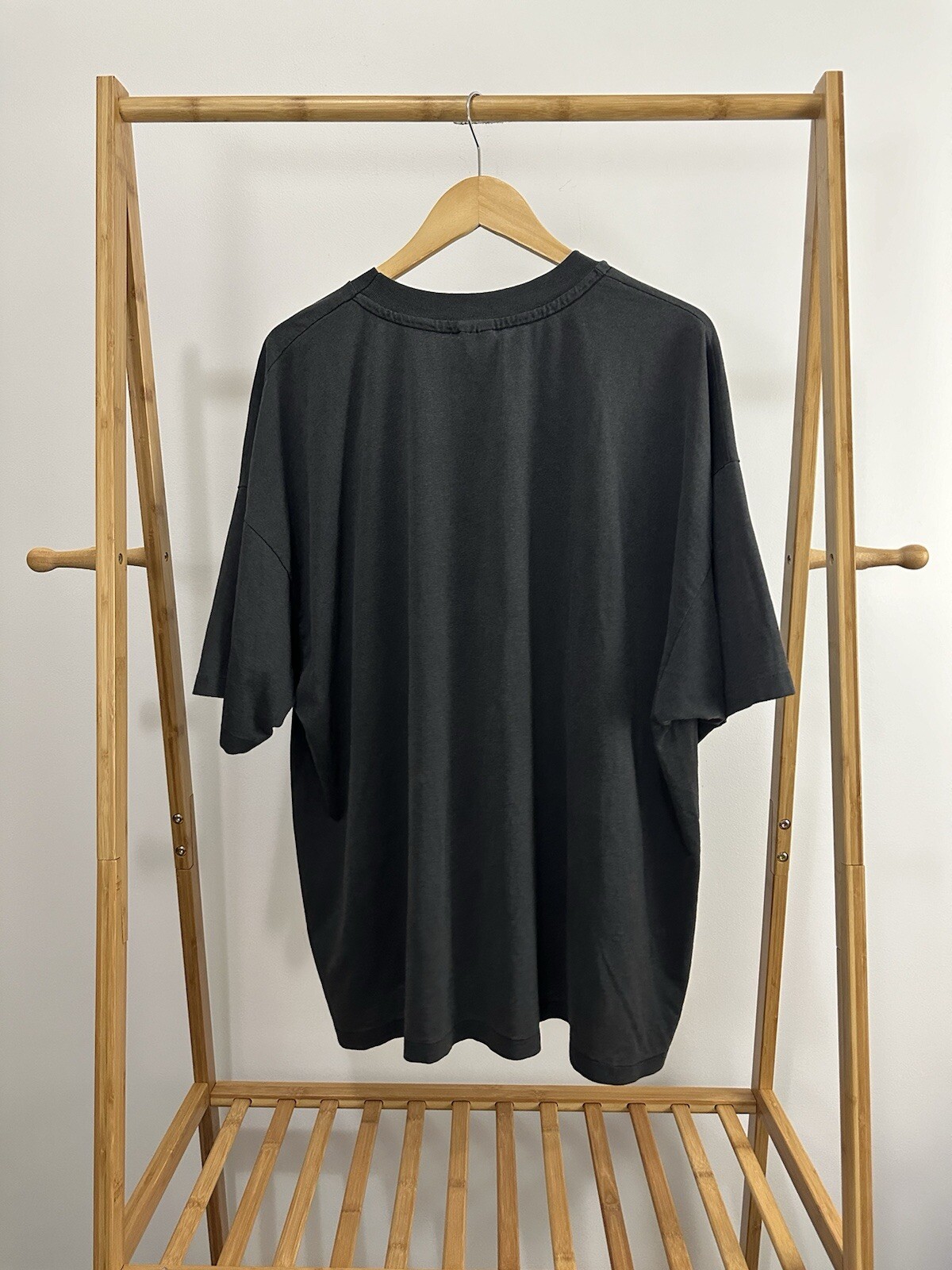 VTG 90s Magical Mystical Moon Fairy Faded Black Single Stitch T-Shirt RARE XXXL gallery
