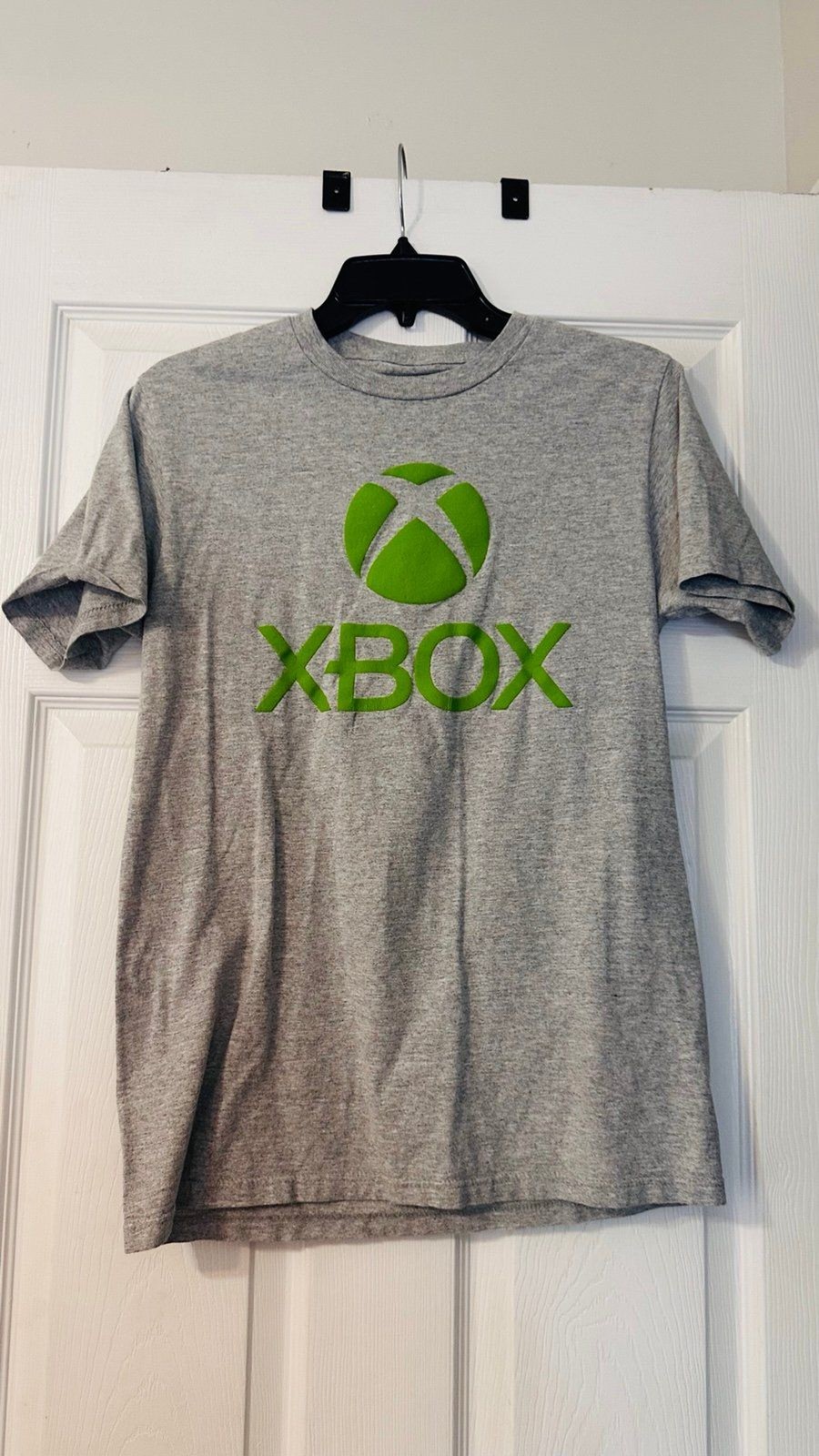 Official Xbox T-Shirt Mens Large Gray Green Logo Ripple Junction Gaming Tee S gallery