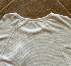 Faherty Cloud Surplus Waffle Crew Thermal T Shirt Men’s XXL Ivory $98 L/S NWT