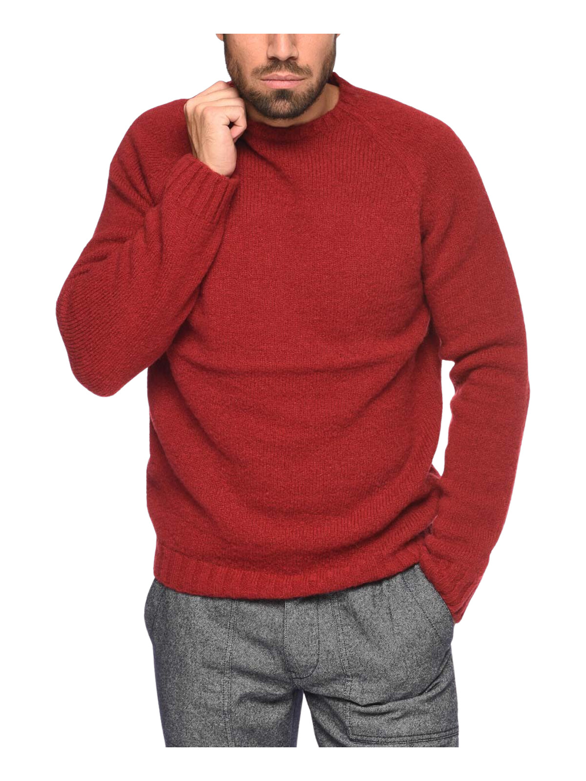 Molo Eleven Men's Crewneck Sweater Art Trouble 80% Wool 20% Nylon gallery