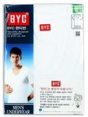 12 Pack BYC Men’s 100% Cotton White Undershirts U-Neck T-Shirts 1903