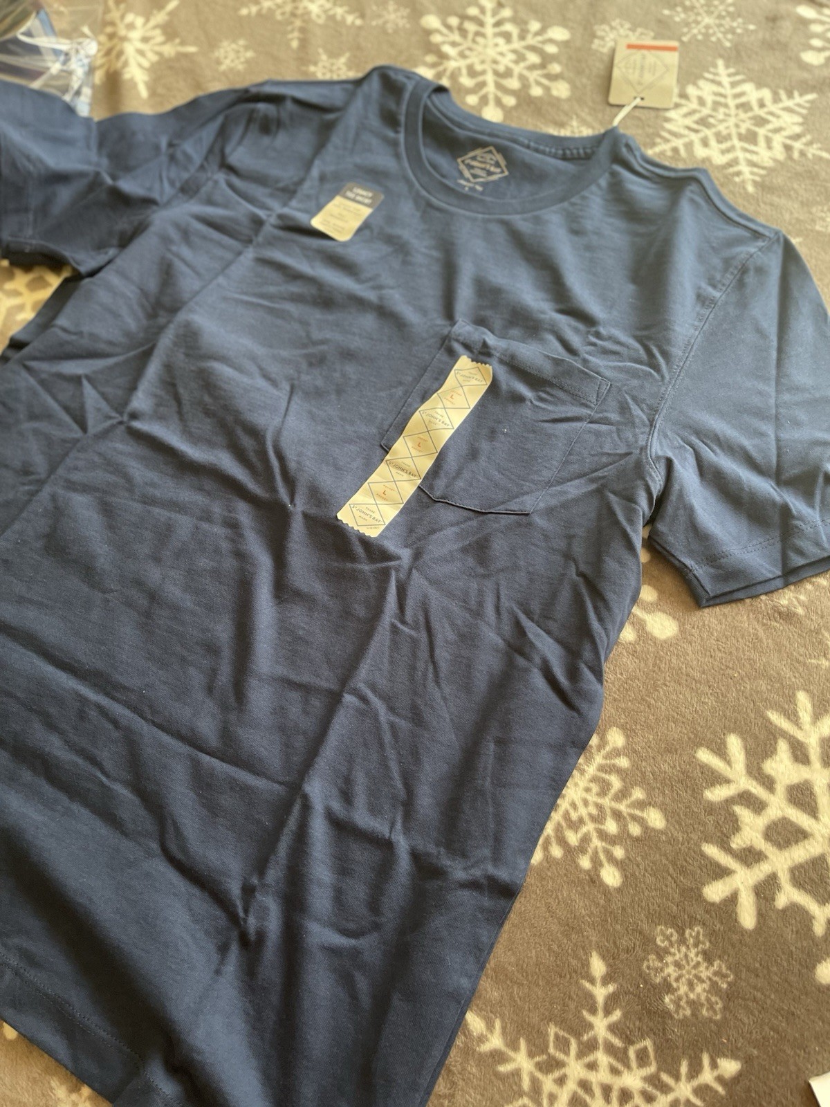 St Johns Bay Legacy Tee Shirt Large Blue Men’s 100% Cotton Casual NWT. gallery