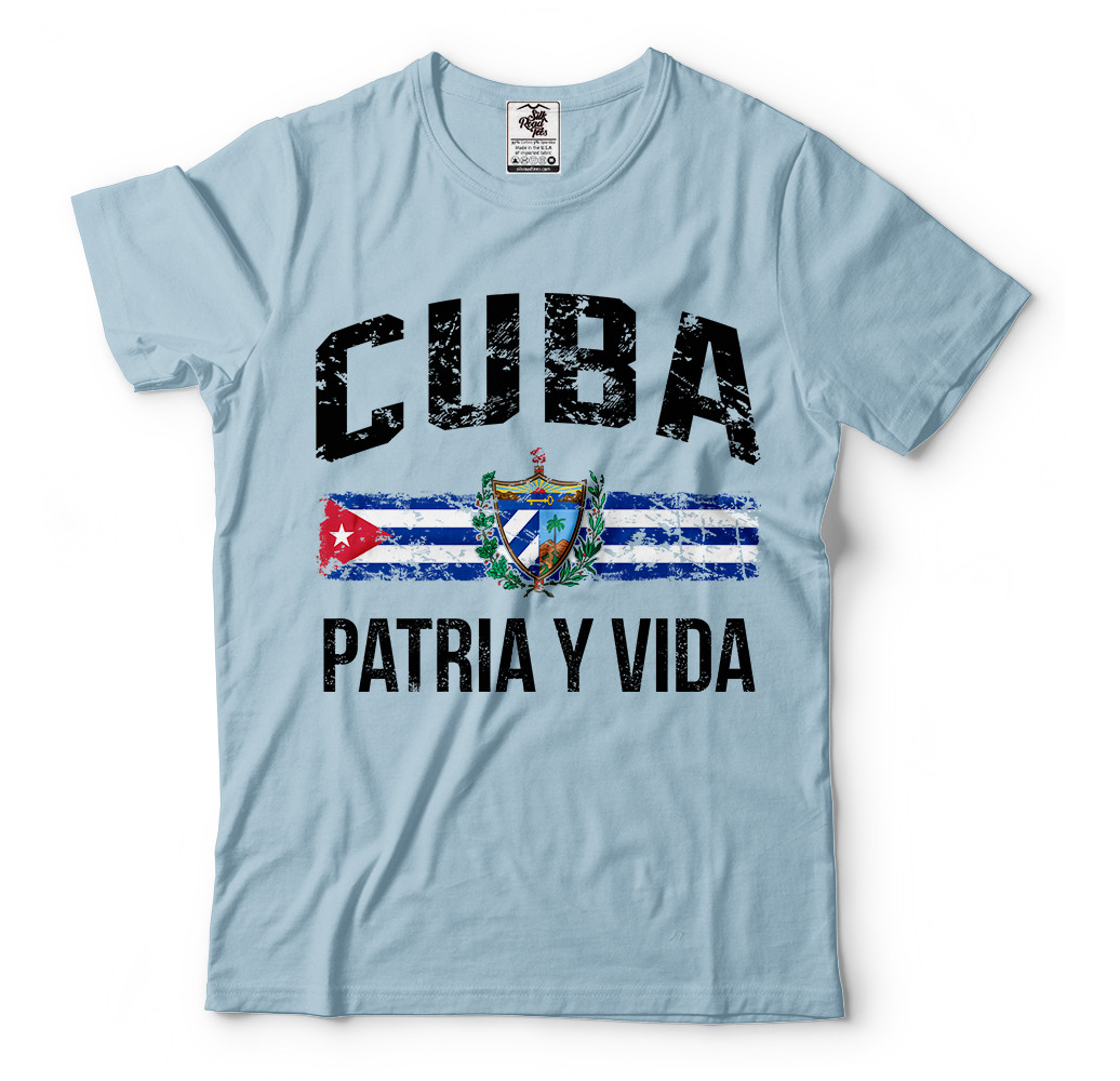 Cuba Shirts, Patria Y Vida, Free Cuba, Patriotic Cuban shirts, Cuba Flag Shirts gallery