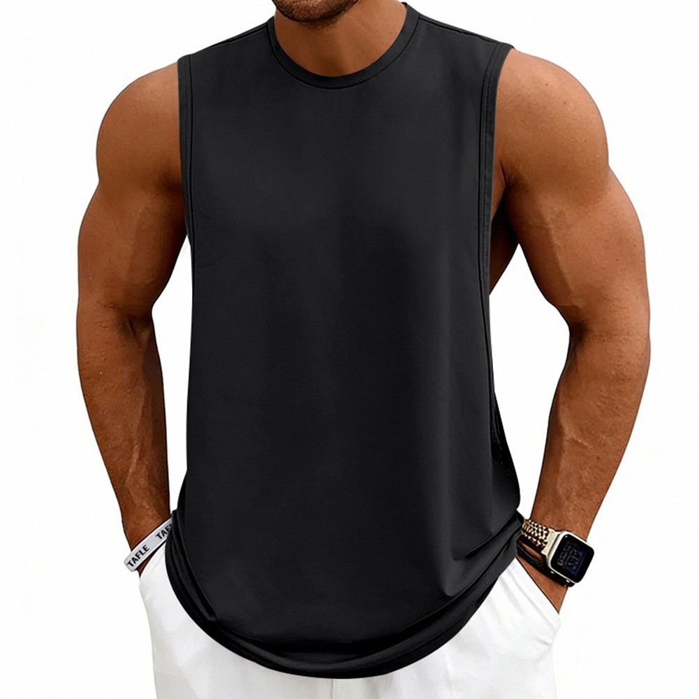 Men's Gym Tank Breathable Tank Gym Workout Running Jogging Top Breathable gallery
