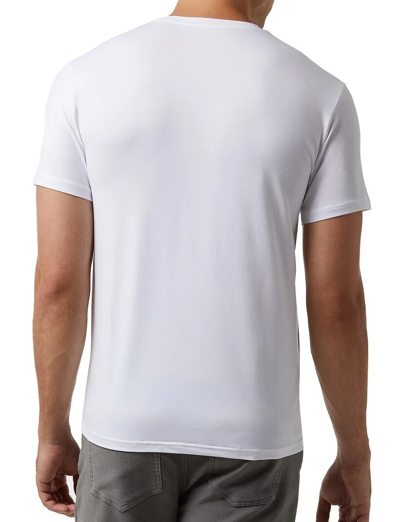 3 PACK - 32 DEGREES COOL MEN'S SHORT SLEEVE CREW NECK SHIRT BLACK OR WHITE gallery