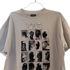 The Walking Dead Comics T Shirt Men Size 2XL Grey Streetwear