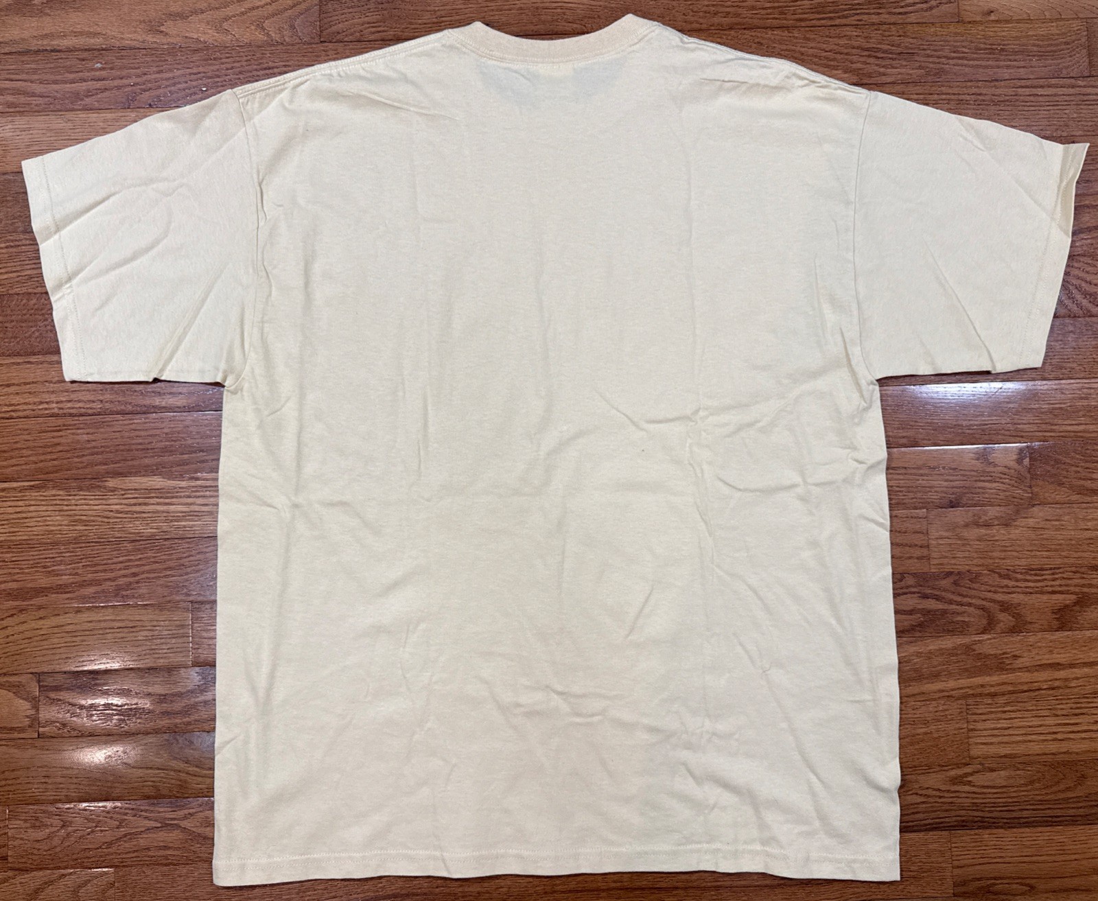 Marco Island, Florida Beach Sand Vacation Pale Yellow Cotton T-shirt Adult XL gallery