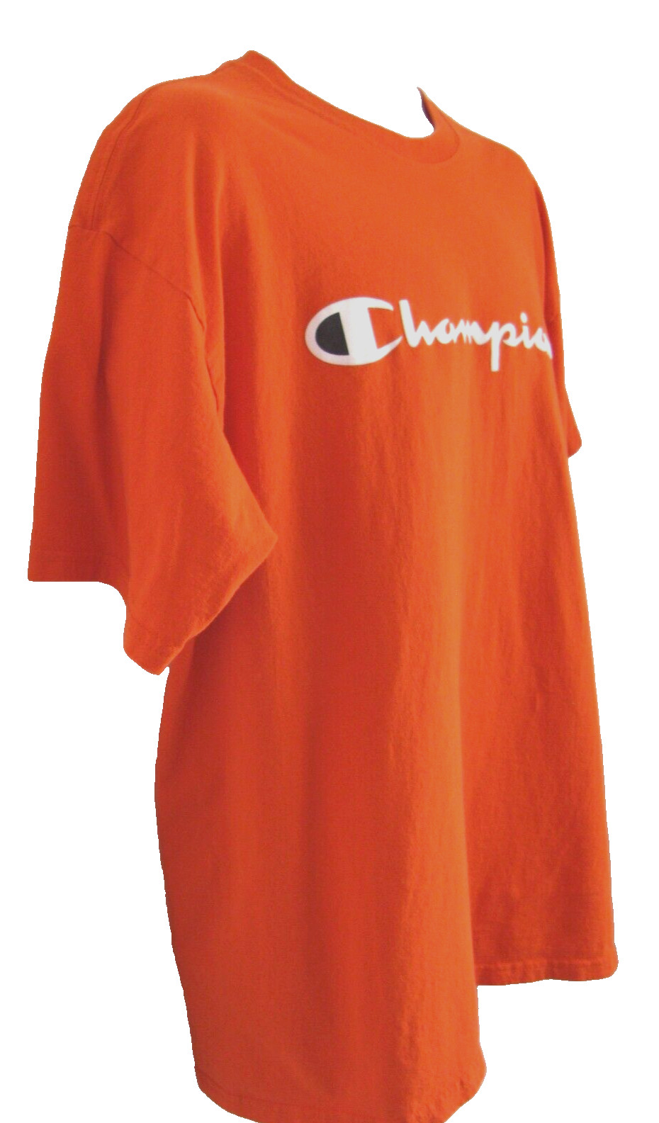 Champion Athletic T Shirt Mens 1XL Orange Logo Graphic Streetwear Tee gallery