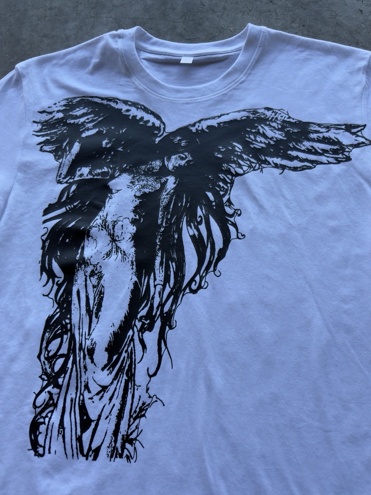 Classic Y2K Gothic Style T-shirt Print Oversized T Shirt High Street Shirts gallery