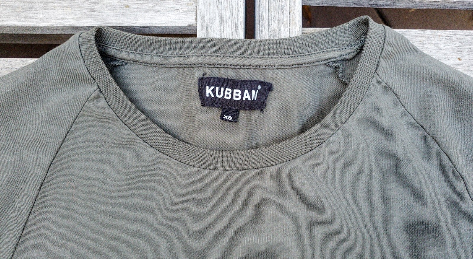 Kubban longline tall tshirt military olive green black xs xtra small gallery
