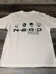 Original Mde In USA Pharell Williams N.E.R.D In Search Of Band Music T Shirt L