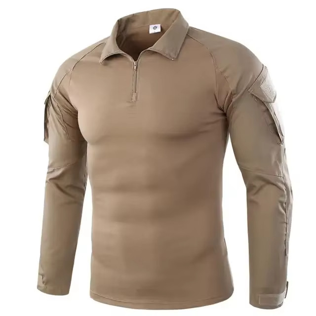 Tactical Combat Shirt Men Army Military Camo Long Sleeve Airsoft Hunting gallery
