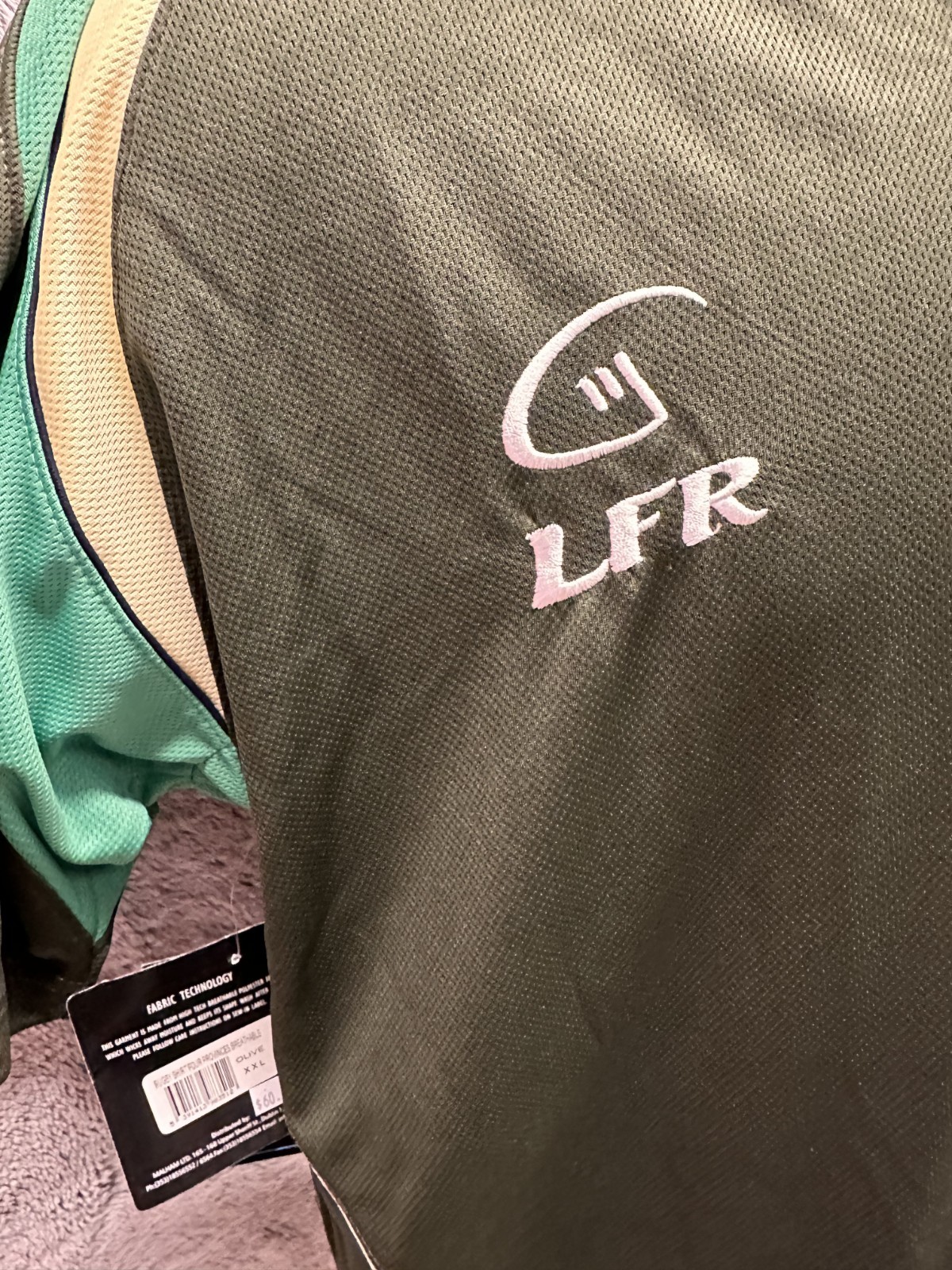 Vintage Y2K Ireland Four Provinces Rugby Shirt Olive Green Live For Rugby L gallery