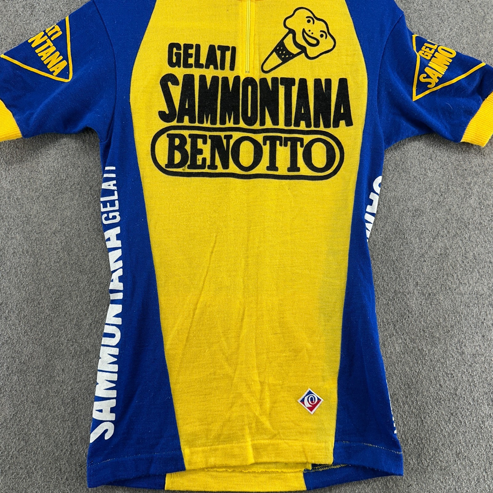Pearl Izumi Cycling Shirt Men L Yellow Sammontana Benotto Road Bike Short Sleeve gallery