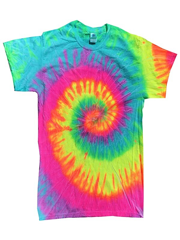 Handmade Tie Dye Shirts Colored Kids & Adults Men & Women 100% Pre-Shrunk Cotton gallery