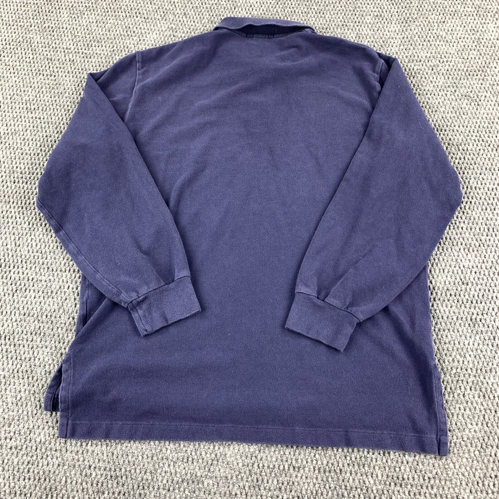 Polo Ralph Lauren Long Sleeve Blue Polo Dress Shirt Large Red Pony Casual Formal gallery