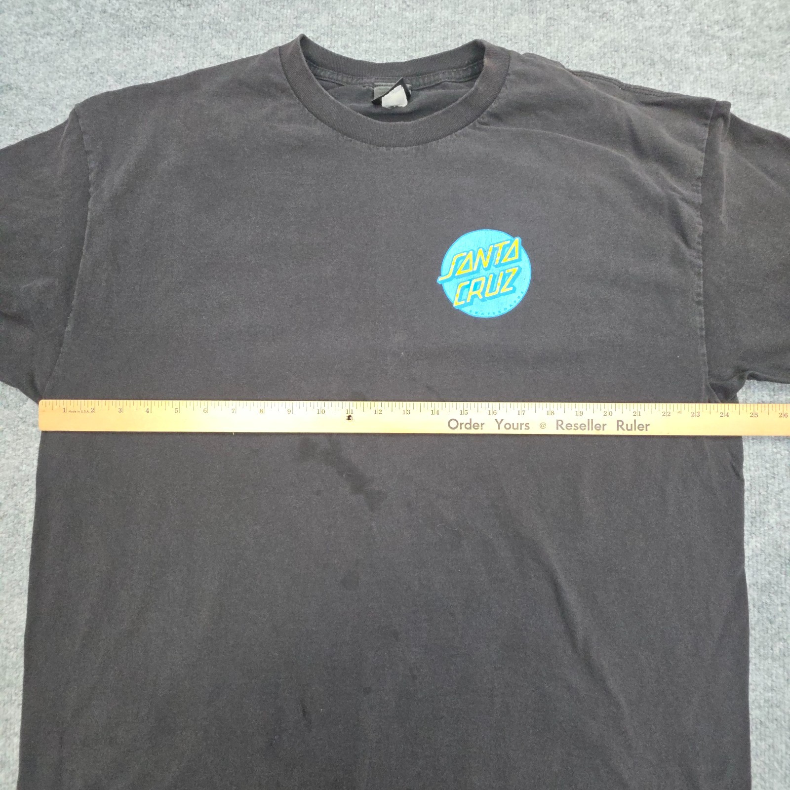 Santa Cruz Skateboards Graphic T-Shirt Men's XL / XXL Black Graphic Double Y2K gallery
