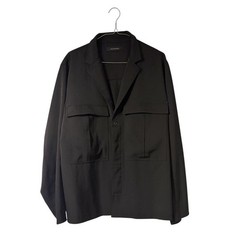 NOT CONVENTIONAL Black Pocket Jacket Casual Free Size