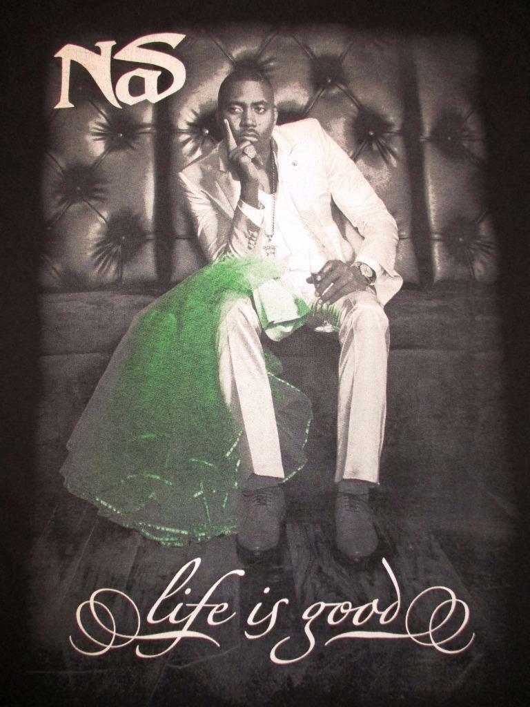 New NAS "Life is Good Tour 2013 Mens Adult Sizes S-M Band Black Concert Shirt gallery