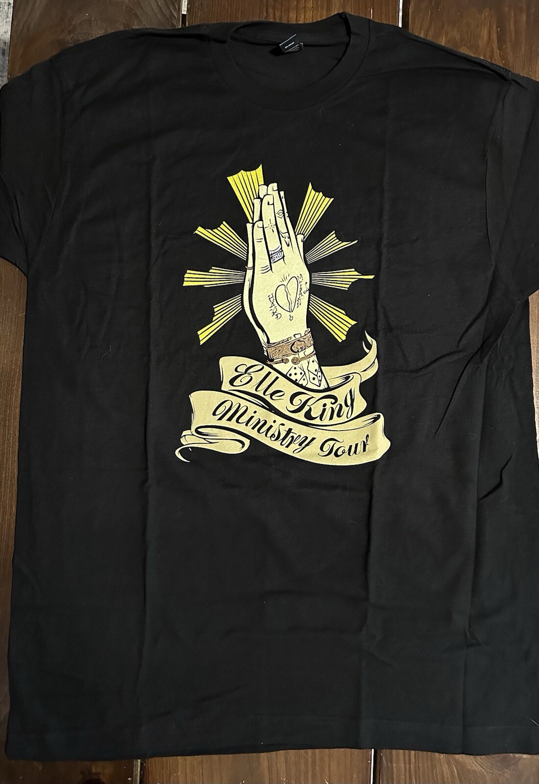 Elle King Ministry Tour Black T-shirt Large Never Worn