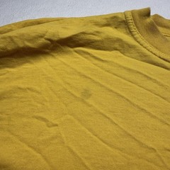 FUBU Platinum Fat Albert T Shirt Mens 3XL Long Sleeve Mustard Yellow Streetwear