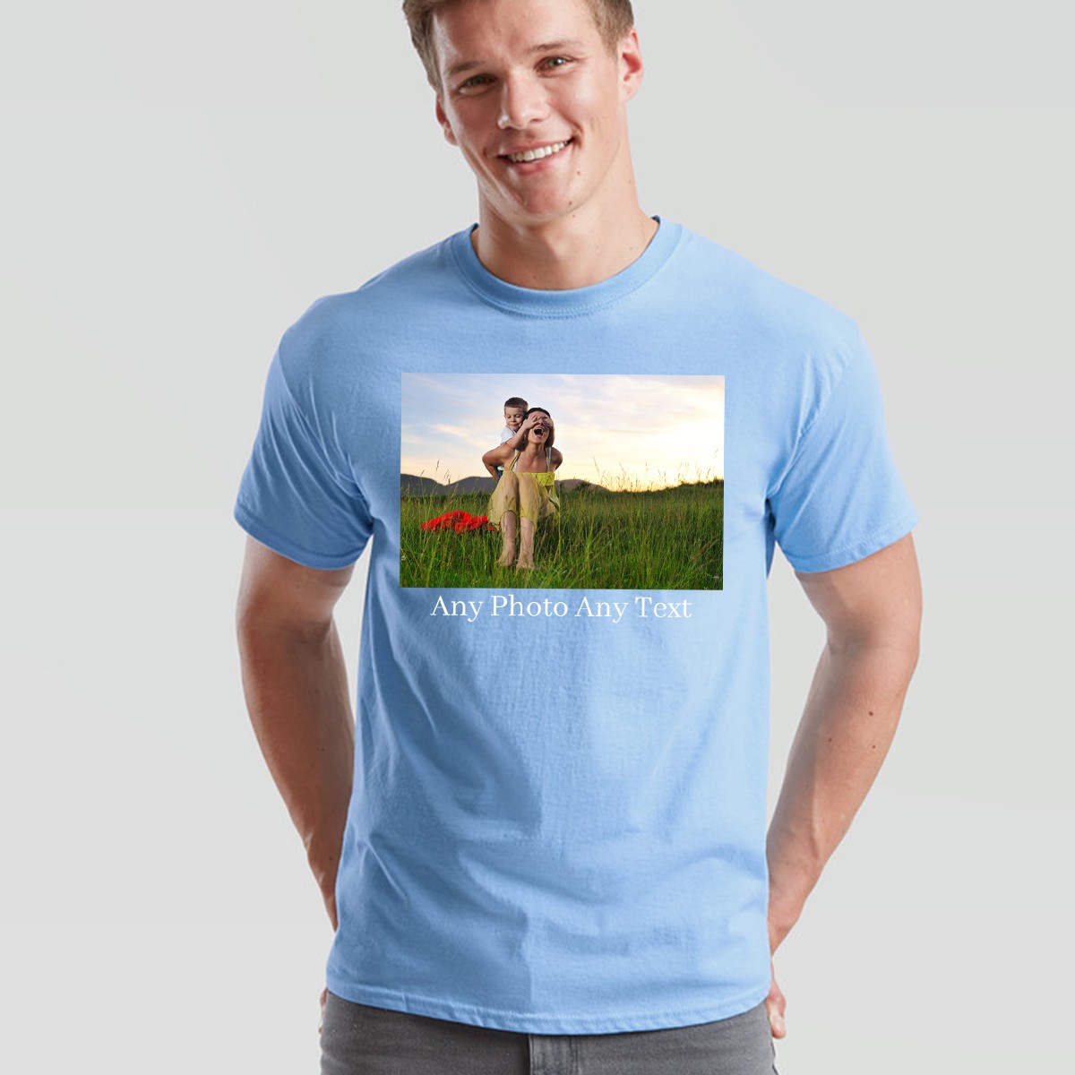 Personalised Unisex Stag T Shirt Custom Image Picture Photo Text Customised Tee gallery
