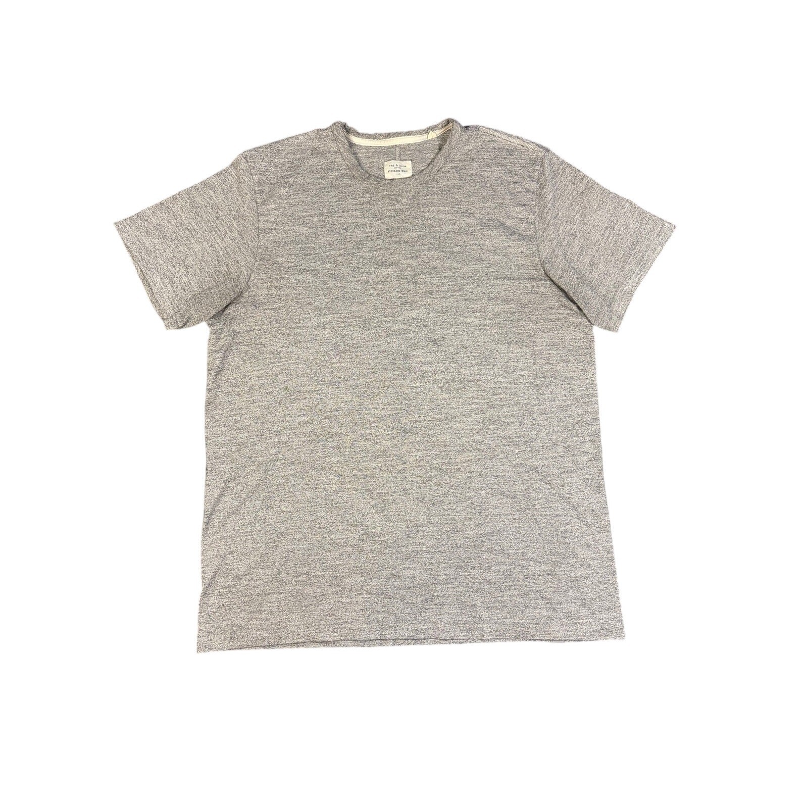 Rag & Bone New York Standard Issue Men’s Large Gray Short Sleeve Shirt Cut 13600