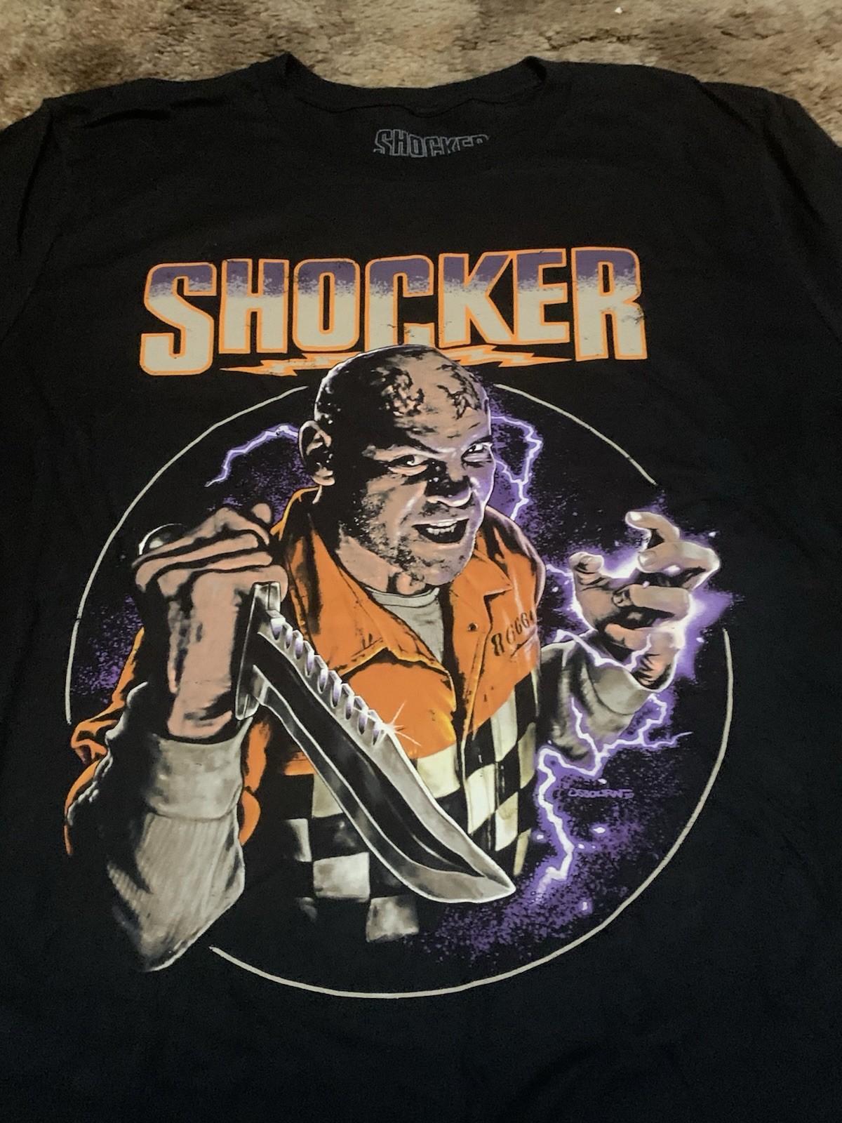 NEW Officially Licensed Shocker Shirt Size XL Fright Rags Horror Wes Craven gallery