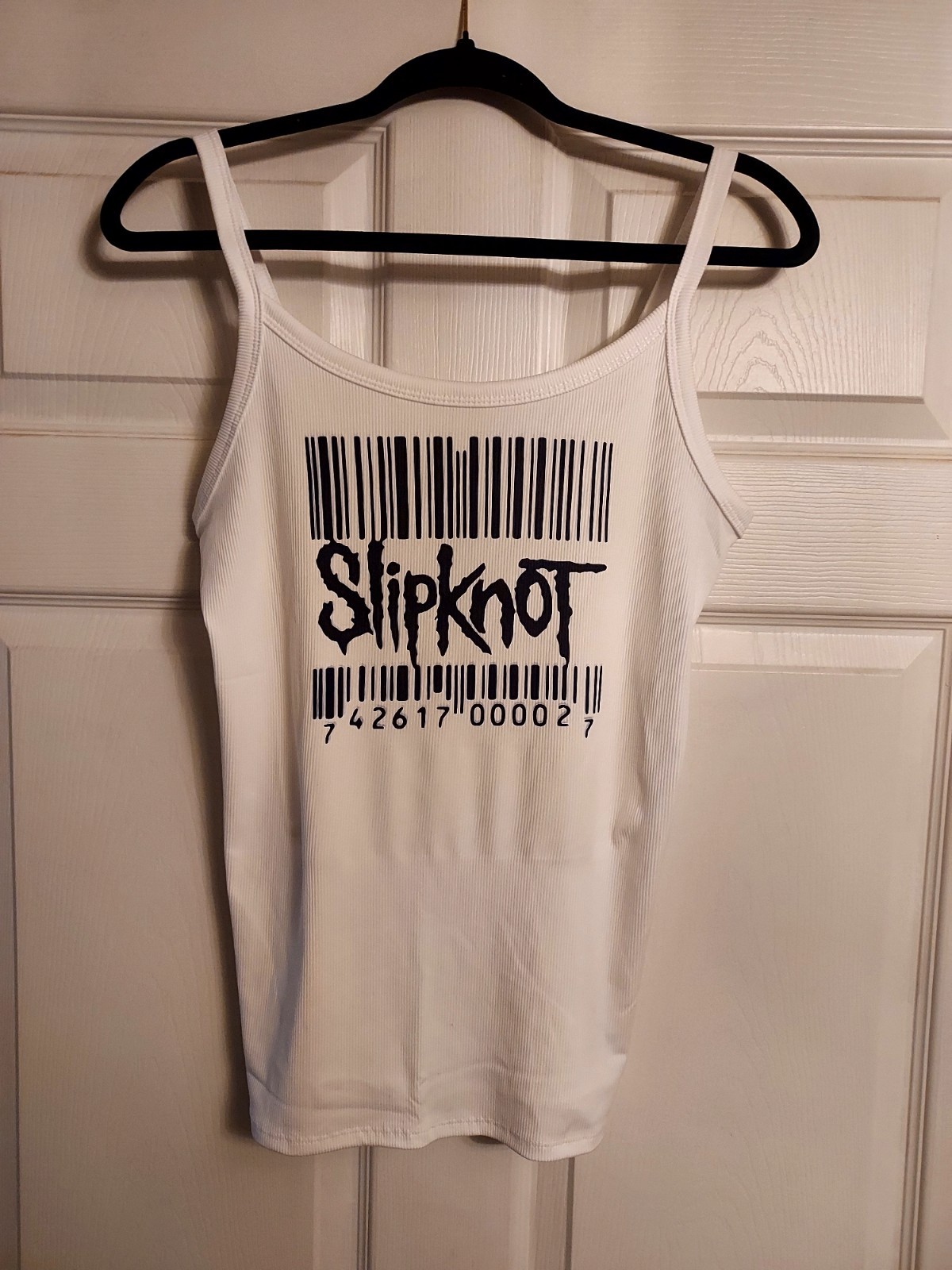 Slipknot Bar Code Shirt Tank top slipknot shirt numetal For Crop Top Add Note gallery