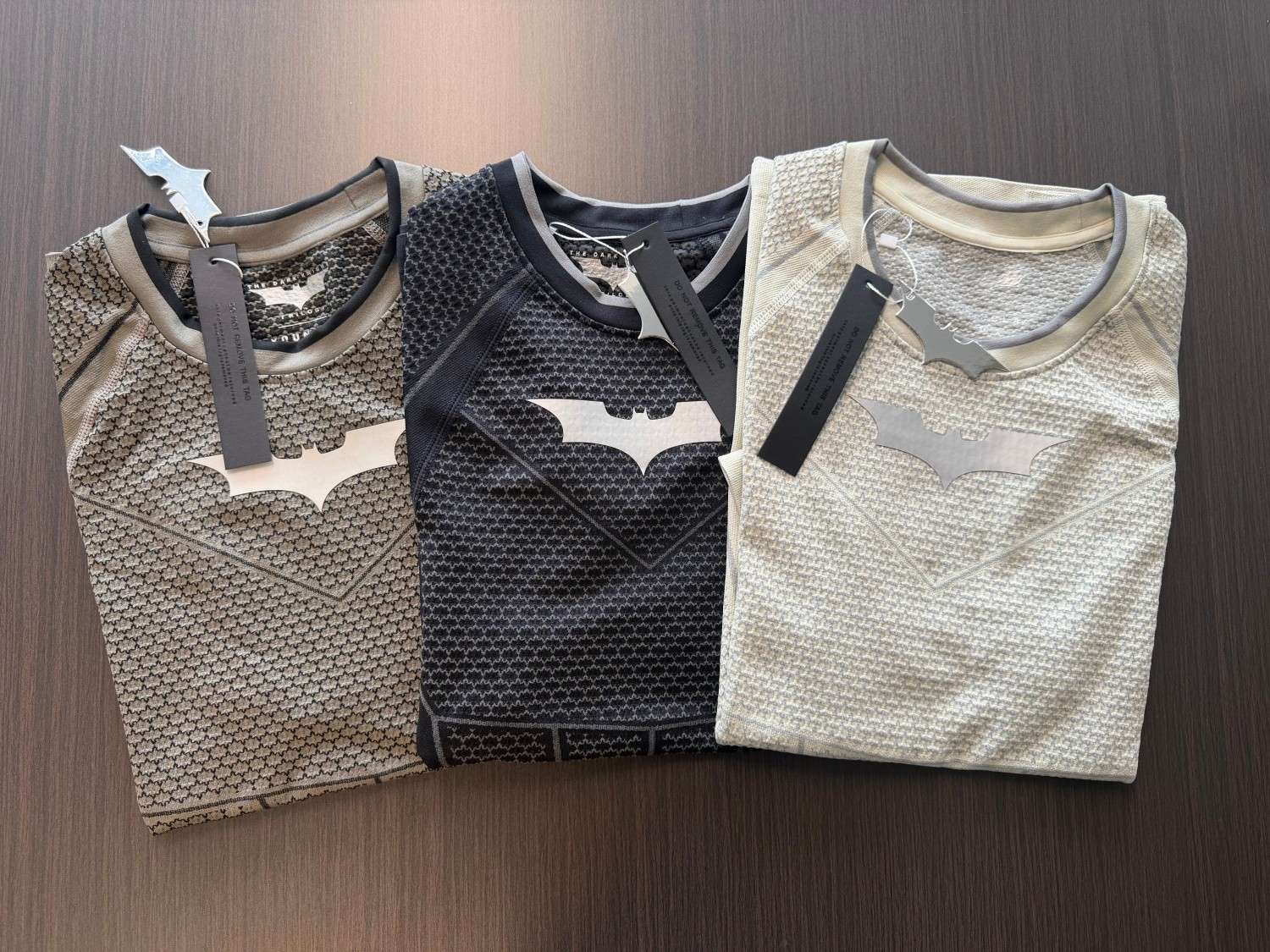 US YOUNGLA Batman Men's Skinny T-Shirt Jogger Sports Quick Drying Short Sleeves gallery