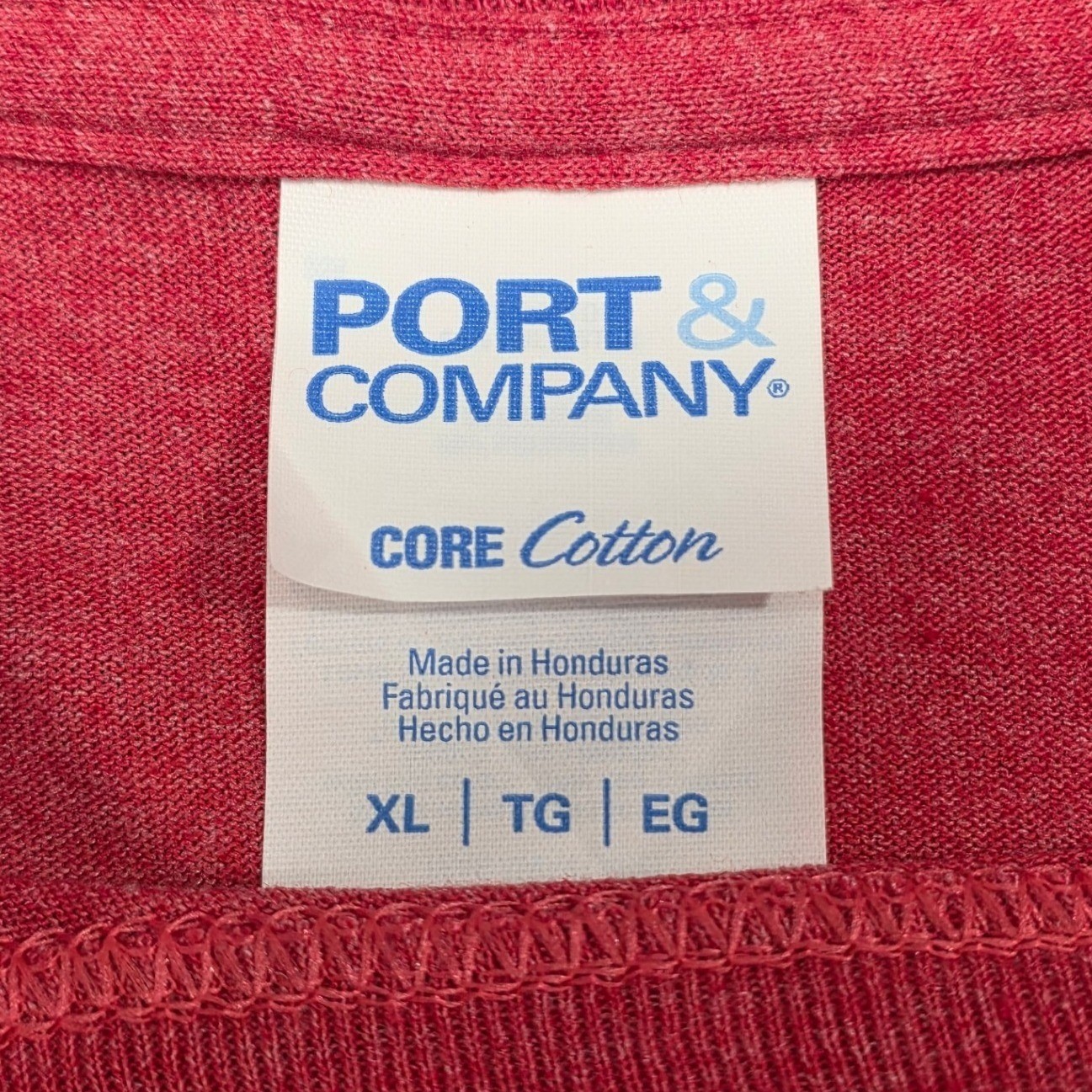 Port & Company Big Red Camp 2022 Nebraska 4-H T-Shirt XL Heather Red Graphic Tee gallery