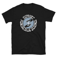 SUPPORT PSYCHEDELIC SCIENCE, PRINTED T-SHIRT