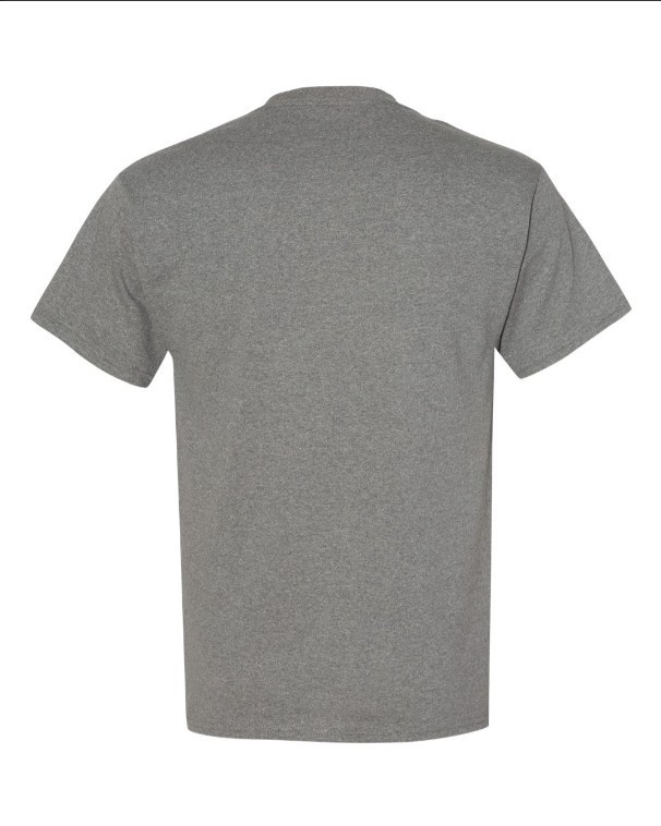 Hanes 5170 5XL EcoSmart Crewneck Short Sleeve Tee Pit to Pit 31" Oxford Gray gallery